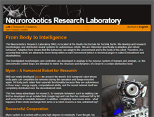 Tablet Screenshot of neurorobotics.de